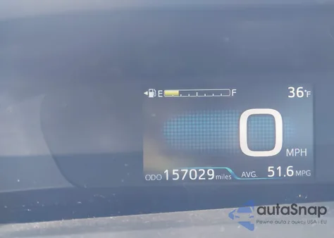 2016 Toyota Prius Two из США, поврежденный, VIN JTDKBRFU7G3017310